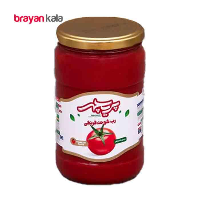 عکس اصلی رب گوجه فرنگی پریچهر شیشه ای مقدار 720 گرمی